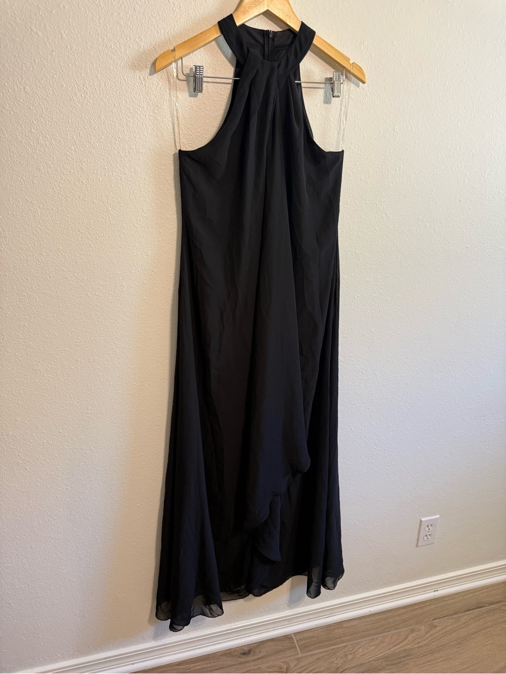Meghan Fabulous Aphrodite Black Maxi Dress Size Small